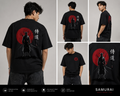 Shadow Samurai Oversized T-Shirt – Black Edition
